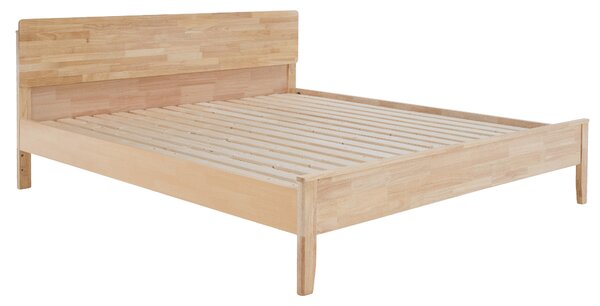 Manželská postel 180 cm Novedades (přírodní) (s roštem)