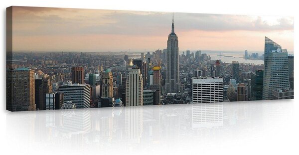 Obraz na plátně: Manhattan - 145x45 cm