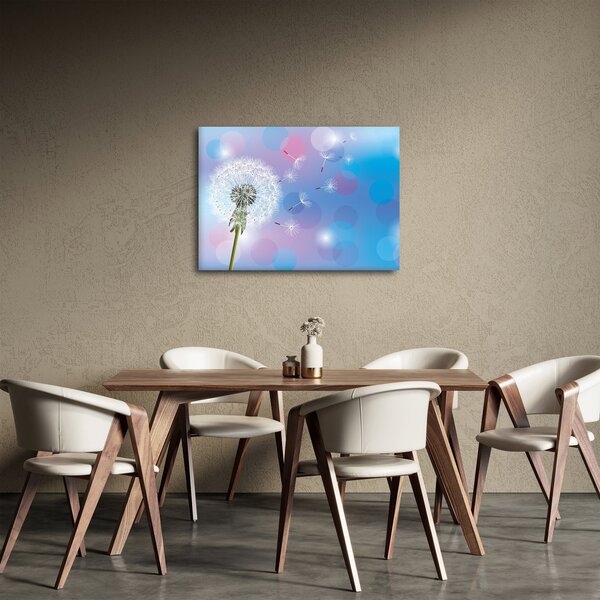 Obraz - Pampeliška ve větru (70x50 cm)