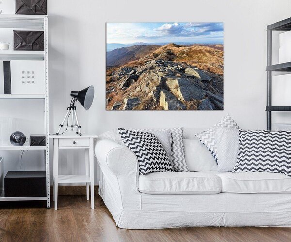 Obraz na plátně: Horský výhled - 75x100 cm