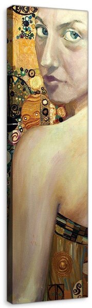 Obraz na plátně: Kráska (olejomalba) - 145x45 cm