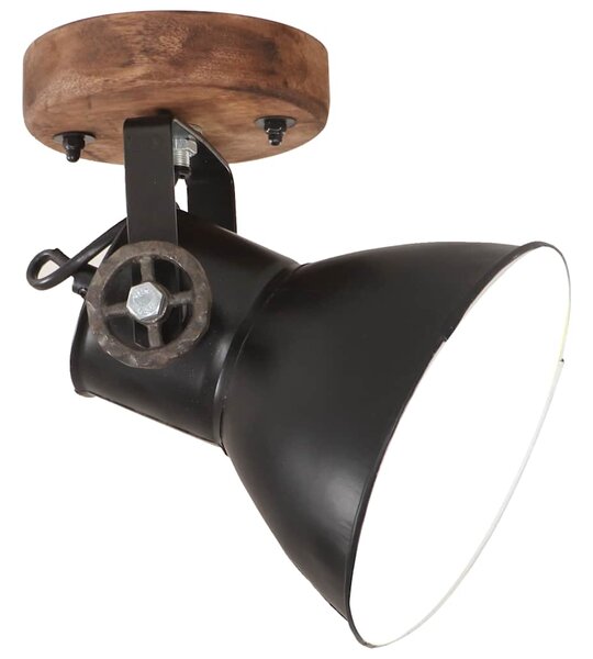 Industriální nástěnné/stropní lampy 2 ks černé 20 x 25 cm E27 320514