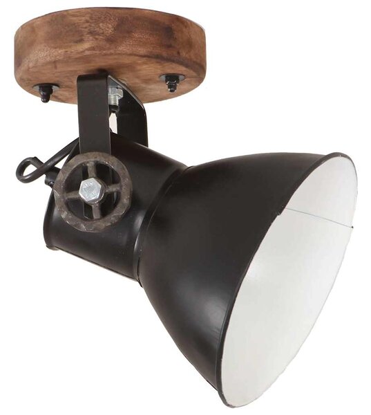 Industriální nástěnné/stropní lampy 2 ks černé 20 x 25 cm E27 320514