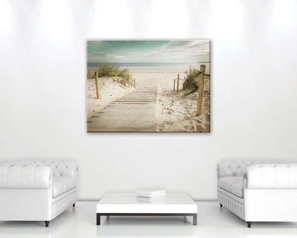 Obraz na plátně: Cesta na pláž (10) - 75x100 cm