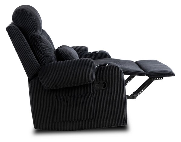 Polohovací křeslo Trigesimo (černá). Akce -20%