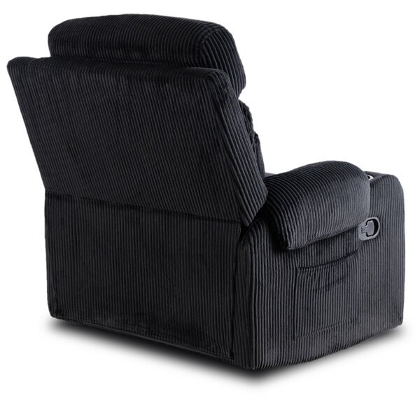 Polohovací křeslo Trigesimo (černá). Akce -20%