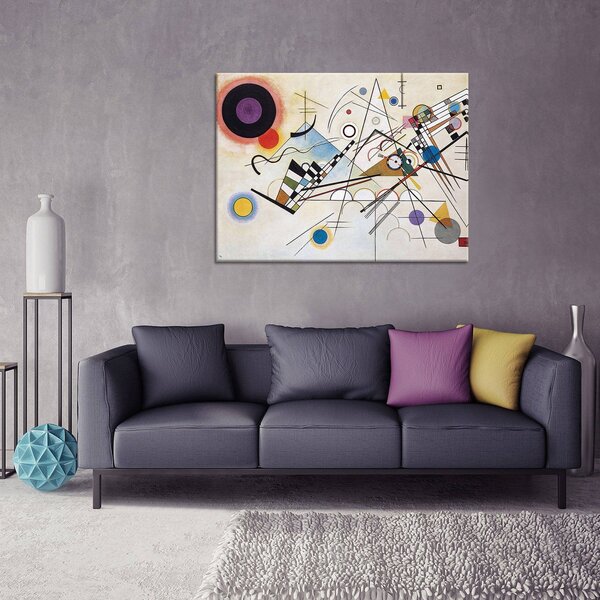 Obraz na plátně: Composition 8, Vasilij Kandinskij - 80x60 cm