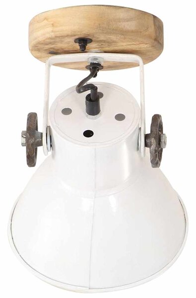 Industriální nástěnné/stropní lampy 2 ks bílé 20 x 25 cm E27 320519