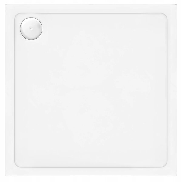 REA SPRCHOVÁ VANIČKA SAVOY WHITE 80x80x6 cm + SIFON