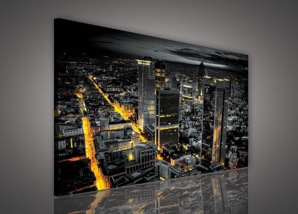 Obraz na plátně: Barvy města - 75x100 cm