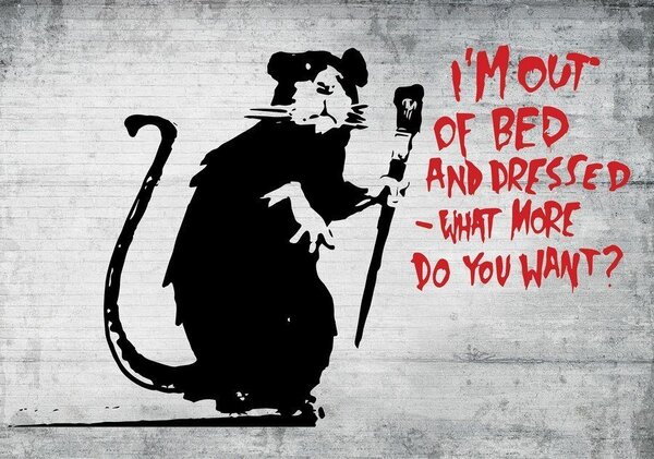 Obraz na plátně: Follow Your Cancelled Dreams (graffiti) - 75x100 cm