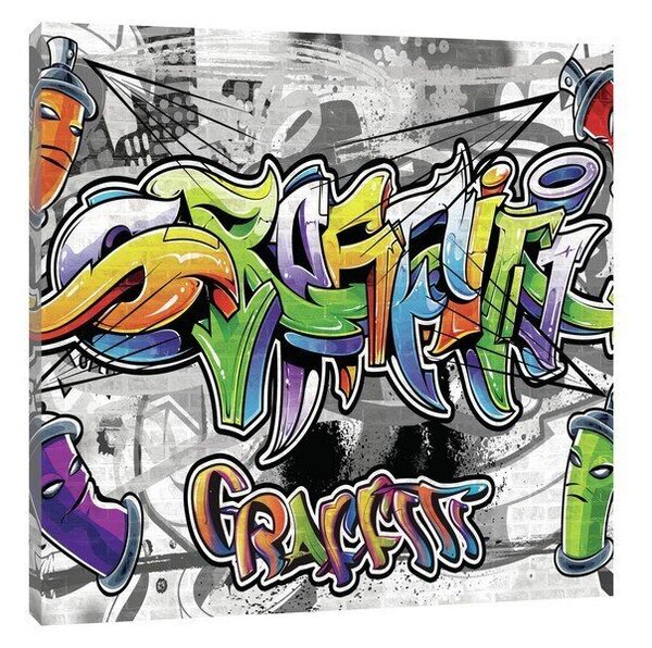 Obraz na plátně: Graffiti (12) - 75x100 cm