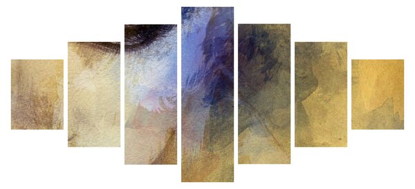 Obraz - Portrét ženy, kresba (210x100 cm)