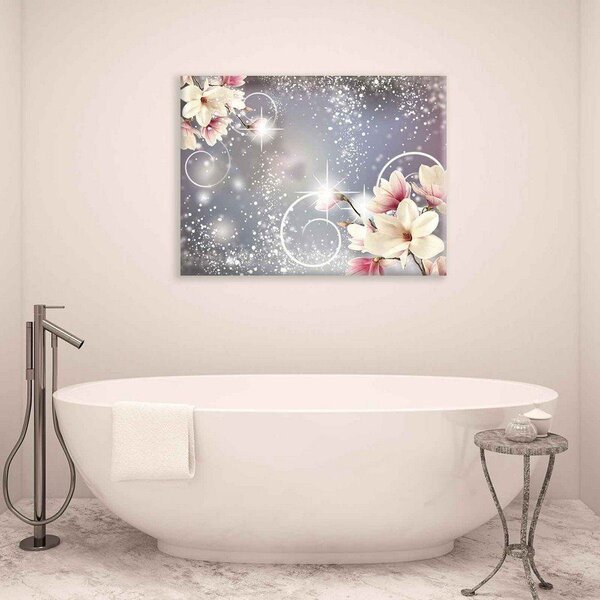 Obraz na plátně: Magnolie abstrakce (1) - 75x100 cm