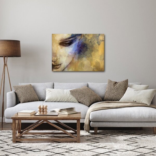 Obraz - Portrét ženy, kresba (70x50 cm)