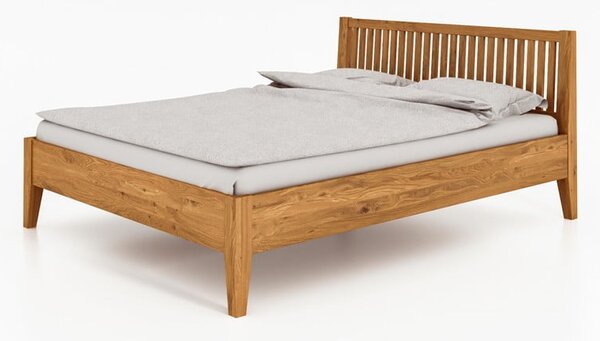 Dvoulůžková postel z dubového dřeva 160x200 cm Odys - The Beds