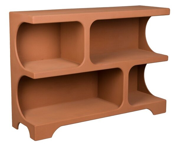 Knihovna v terakotové barvě 120x85x37 cm Dundee – Dutchbone