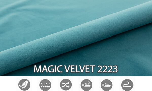 Boxspring postel 140 cm Miror (mentolová) (s úložným prostorem)