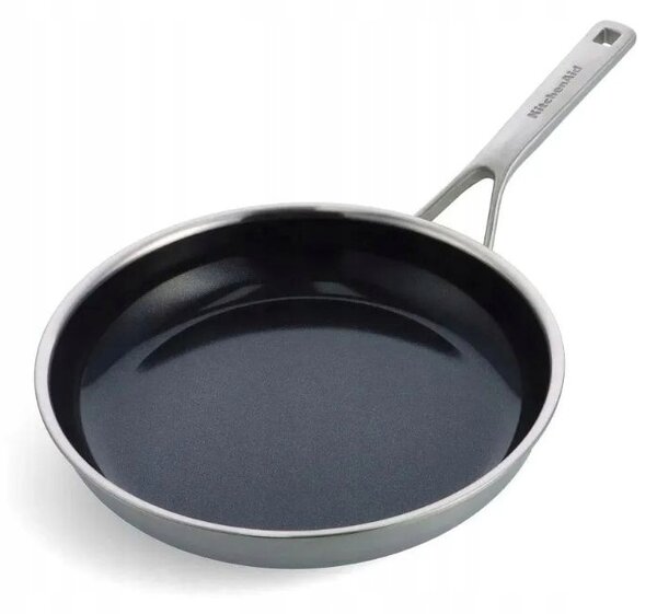 Pánev KitchenAid 28 cm tradiční nerezová ocel s nepřilnavým povrchem
