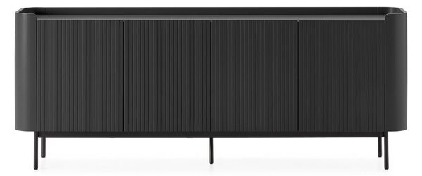 Černá komoda 200x80x40 cm Willa – MOME