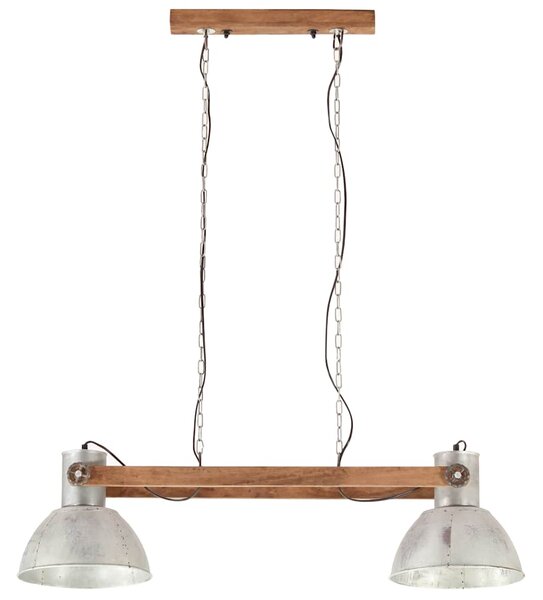 Industriální závěsné svítidlo 25 W stříbrné 109 cm E27 320525