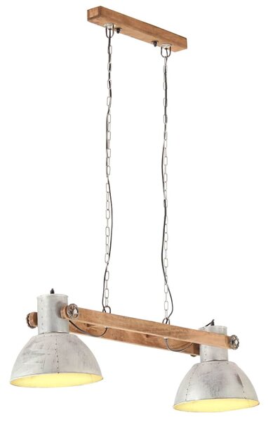Industriální závěsné svítidlo 25 W stříbrné 109 cm E27 320525