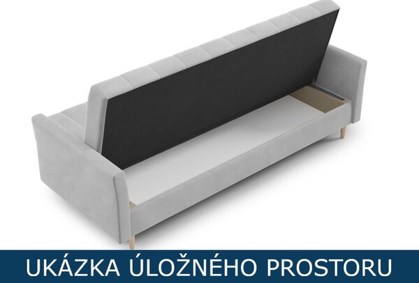 Rozkládací pohovka Sarria - Kronos 01 Barva nožiček: Buk přírodní