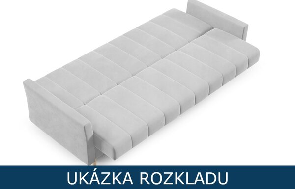 Rozkládací pohovka Sarria - Kronos 01 Barva nožiček: Buk přírodní