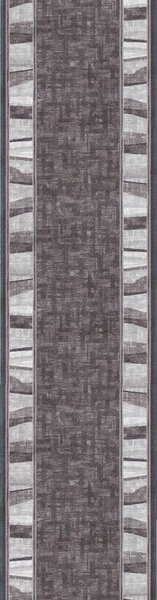 Associated Weavers, Protiskluzový běhoun na míru Linea 97, šíře 67 cm, šedá, chodba / předsíň