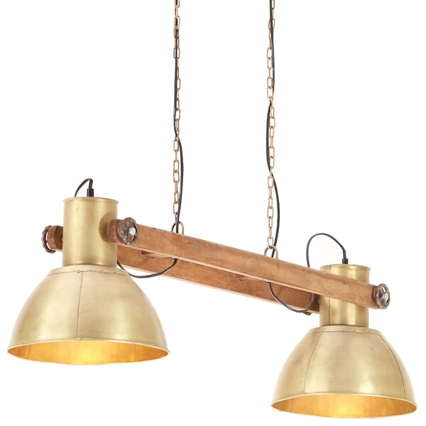 Industriální závěsné svítidlo 25 W mosazné 109 cm E27 320526