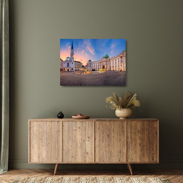 Skleněný obraz - Rakousko, Vídeň (70x50 cm)