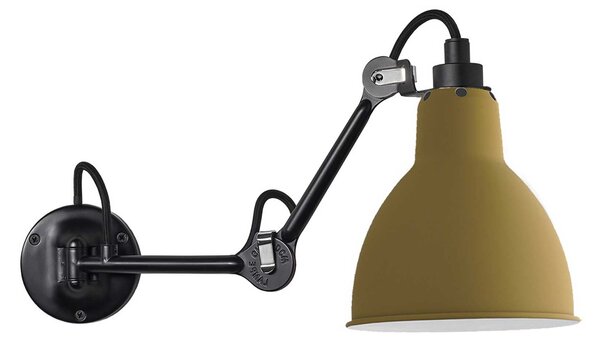 DCW éditions Lampe Gras N°204 E27 nástěnné svítidlo k posteli Černá