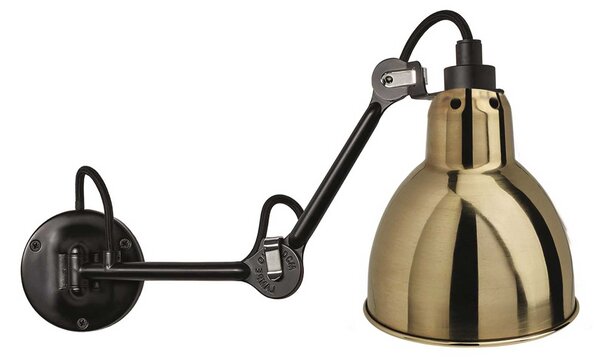 DCW éditions Lampe Gras N°204 E27 nástěnné svítidlo k posteli Černá