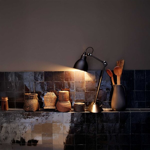 DCW éditions Lampe Gras N°205 E14 stolní svítidlo MosazOvál
