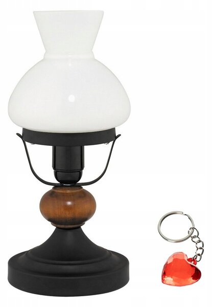 Stolní lampa Rabalux Petronel béžová, černá 60 W