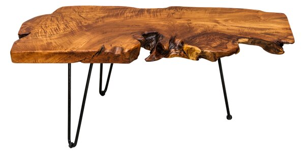 Konferenční stolek FARO, 100 cm, teakové dřevo