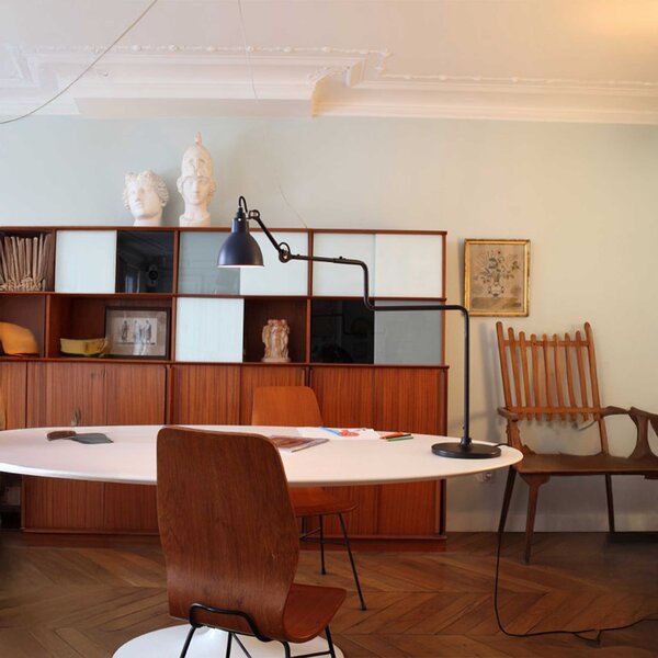 DCW éditions Lampe Gras N°317 E14 stolní svítidlo ČernáOvál
