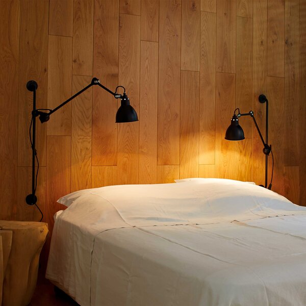 DCW éditions Lampe Gras N°210 E14 nástěnné svítidlo s vypínačem ČernáKužel