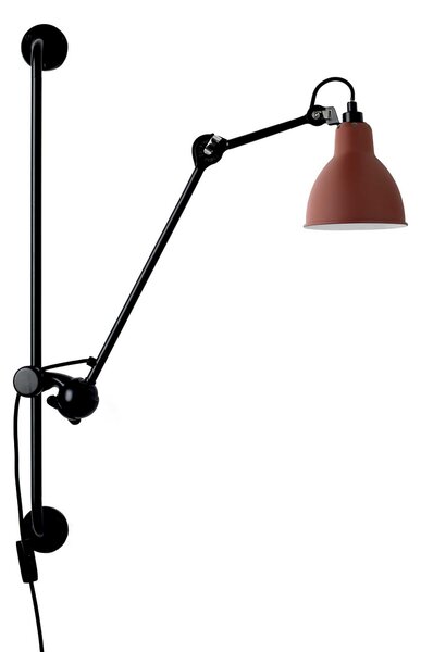 DCW éditions Lampe Gras N°210 E14 nástěnné svítidlo s vypínačem ČernáKužel