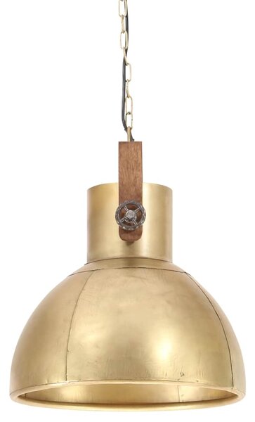 Industriální závěsné svítidlo 25 W mosazné kulaté 40 cm E27 320532