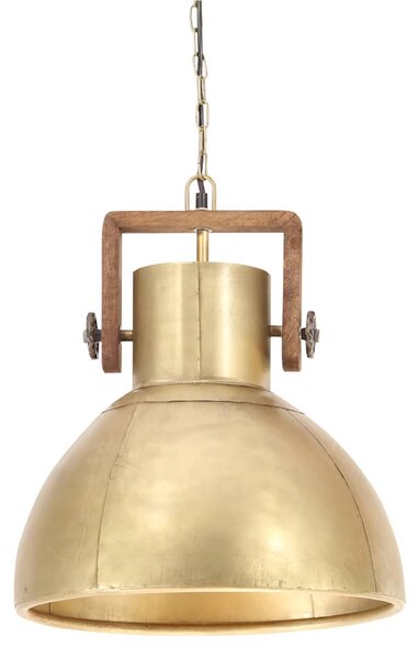 Industriální závěsné svítidlo 25 W mosazné kulaté 40 cm E27 320532
