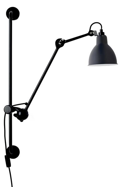 DCW éditions Lampe Gras N°210 E14 nástěnné svítidlo s vypínačem ČernáKužel