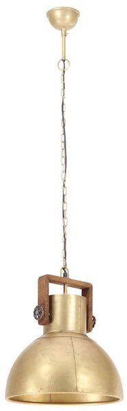 Industriální závěsné svítidlo 25 W mosazné kulaté 40 cm E27 320532