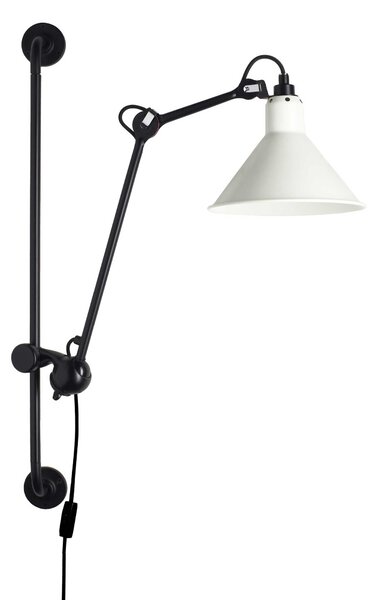 DCW éditions Lampe Gras N°210 E14 nástěnné svítidlo s vypínačem ČernáKužel
