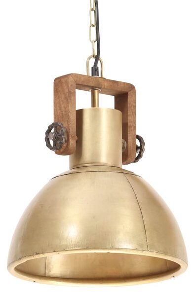 Industriální závěsné svítidlo 25 W mosazné kulaté 30 cm E27 320533