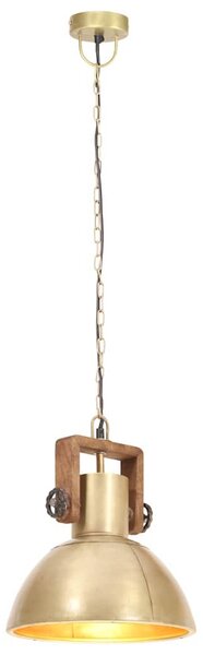 Industriální závěsné svítidlo 25 W mosazné kulaté 30 cm E27 320533