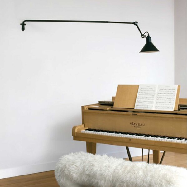 DCW éditions Lampe Gras N°213 E14 nástěnné svítidlo ČernáKužel