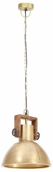Industriální závěsné svítidlo 25 W mosazné kulaté 30 cm E27 320533
