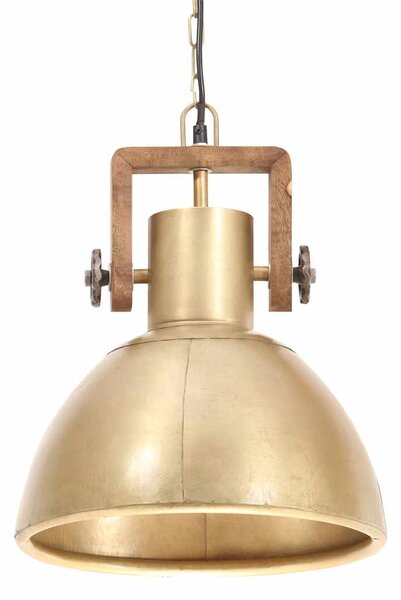 Industriální závěsné svítidlo 25 W mosazné kulaté 30 cm E27 320533