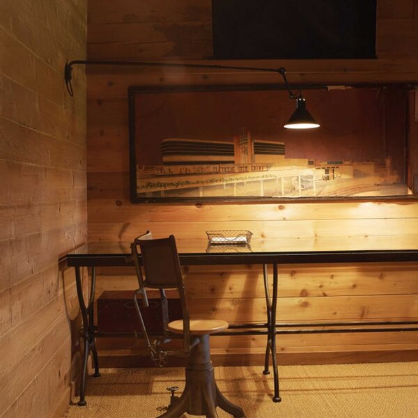 DCW éditions Lampe Gras N°213 E14 nástěnné svítidlo ČernáKužel